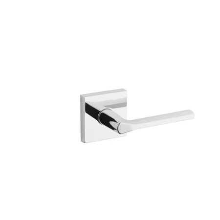 KWIKSET Lisbon Lever Interior Single Cylinder Handleset Trim, Bright Polished Chrome 966LSLSQT-26